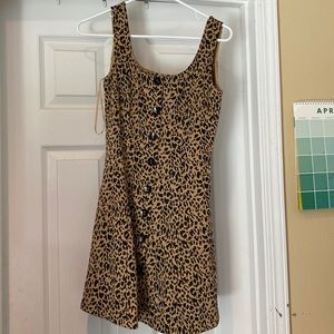 Cheetah print dress